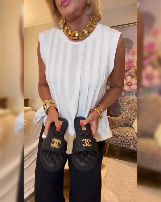 Mångsidig Kamisol med Eleganta Rynkor