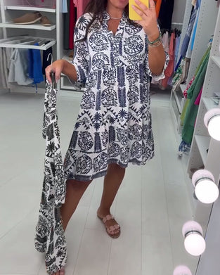 Klänning Fashion Street-tryck