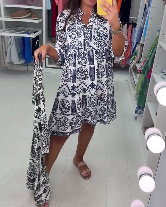 Klänning Fashion Street-tryck