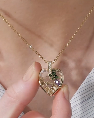 Pendant Och Halsband Personligt Anpassat Fotolåda