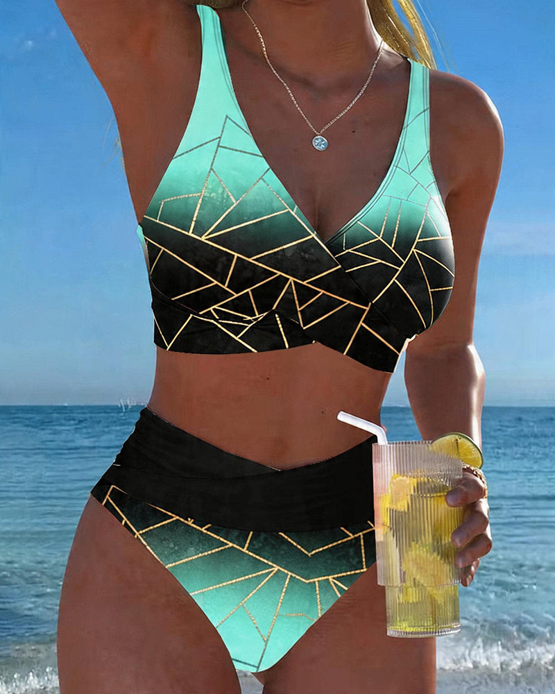 Bikini Gradient Geometrisk Linje