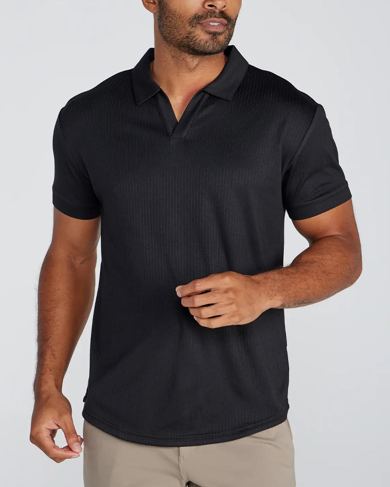 T-Shirt Polo Krage Kort Ärm Herr
