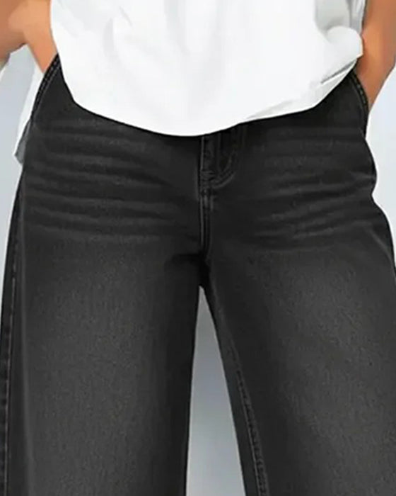 Byxor Denim Lappverk Casual