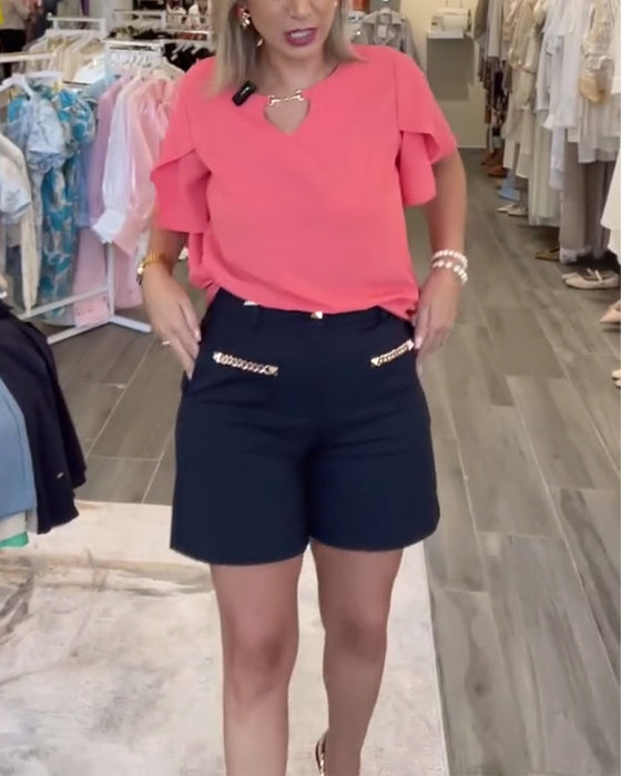 Shorts Kedjedekor Ledig