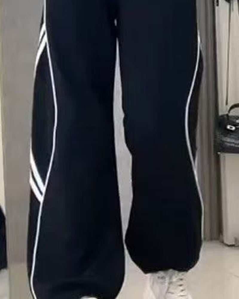 Tvådelade Set Avslappnad Sport Figursmickrande