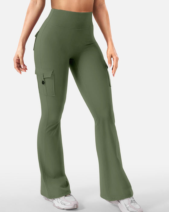 Leggings Utsvängda Arbetskläder Yoga