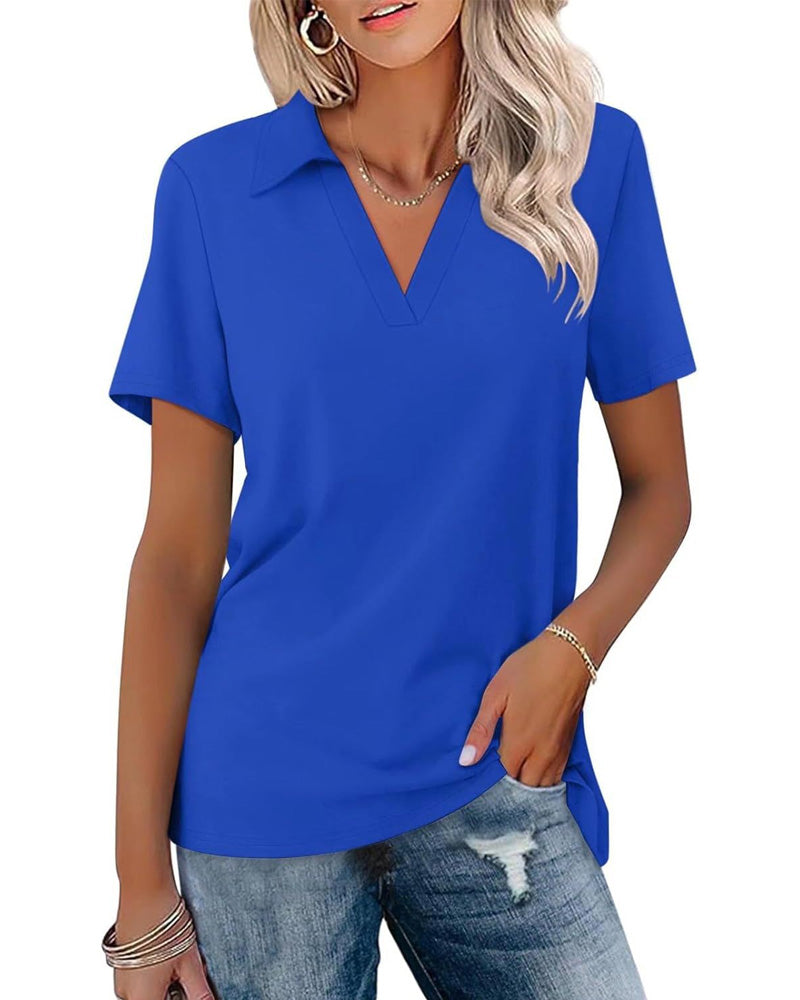 T-Shirt Kort Ärm V-Hals Polo