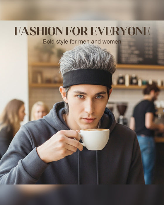 Hatt Herr Unisex Hip-Hop Stil Peruk