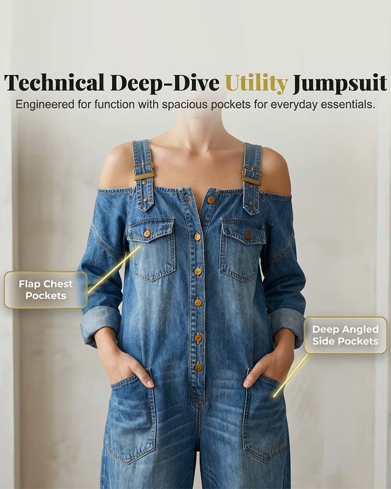Jumpsuit Spagettiband Kall Axel Vida Ben Denim