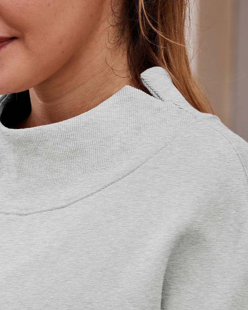 Sweatshirt Drop Axel Solid Lång Ärm