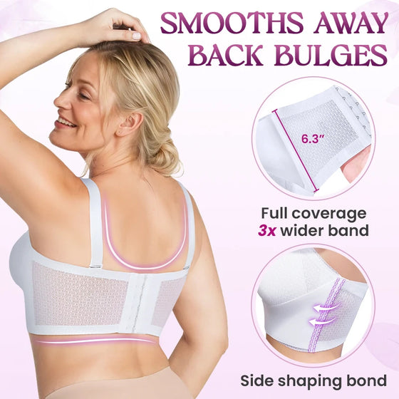 Hållbar Bekväm Strapless Push-Up Bh Med Främre Spänne