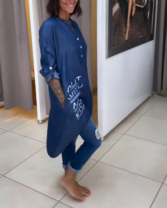 Oregelbunden knapp med bokstavstryck