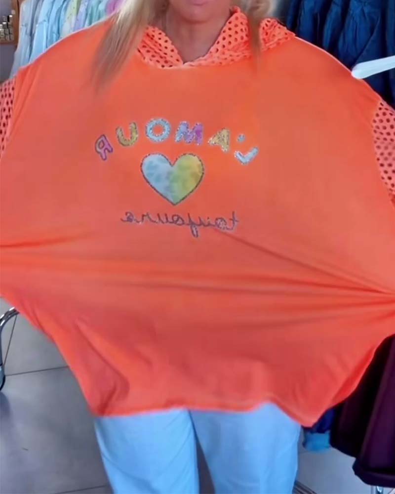 Huvtröja En Oversized Casual