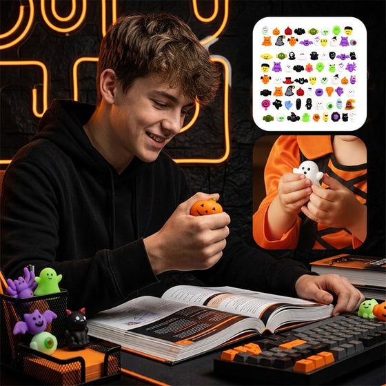 Halloween-squishies stressavlastande leksaksset