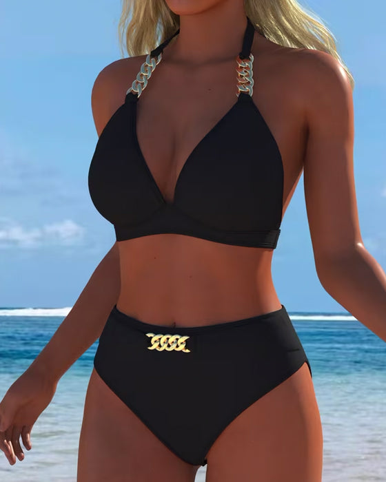 Bikini Halter Metall Spänne