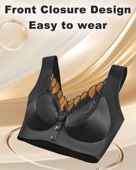 Bh Framknäppning Satäng Spets