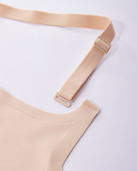 Kvinnors Behå Med Vattendropsformad Ihålig Design Och Scallop-Blommor