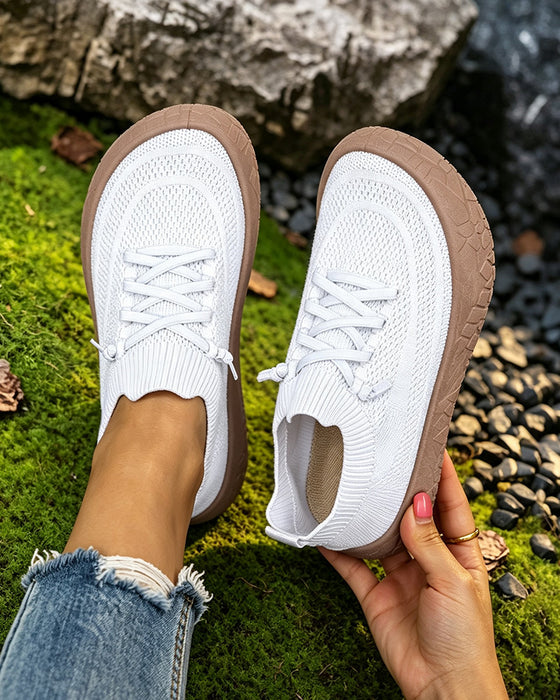 Platt Gående Sneakers Komfort