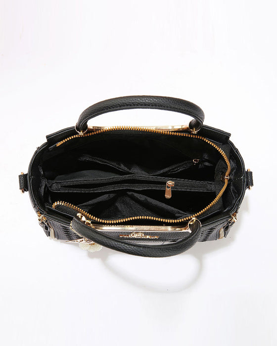 Väska Kvinna'S V-Stygn Topphandtag Satchel