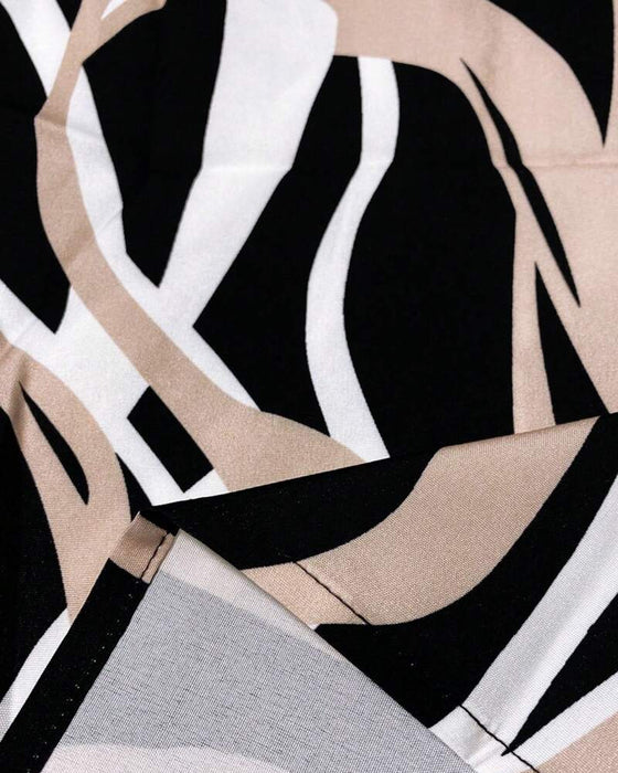 Väst V-ringad Blommig Ärmfri