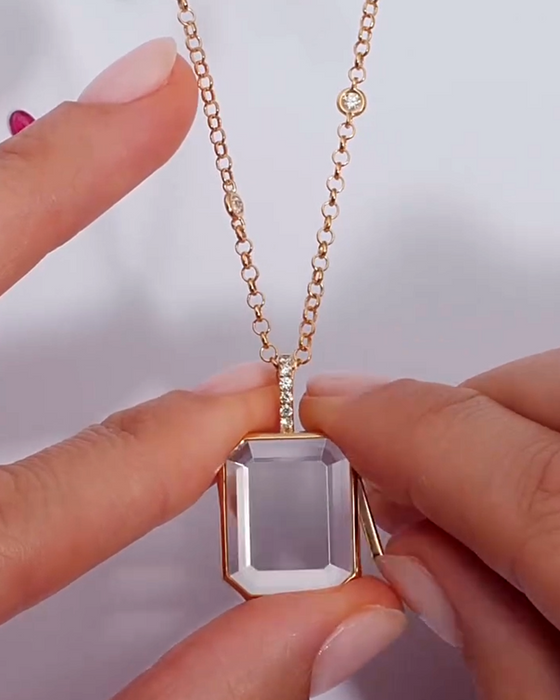 Pendant Och Halsband Personligt Anpassat Fotolåda