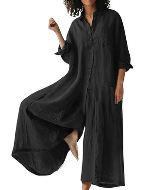 Jumpsuit Slag Löss Draperad Avslappnad