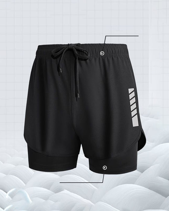 Herr Shorts Boxerstil Dubbel Lager Blygsamhet