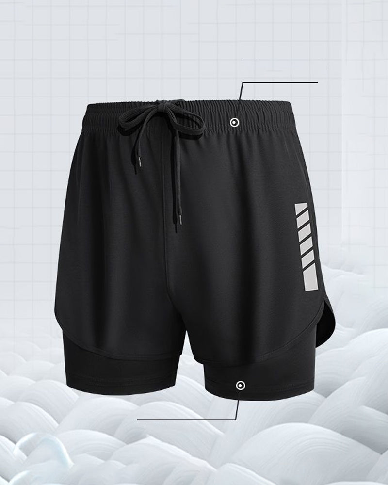 Herr Shorts Boxerstil Dubbel Lager Blygsamhet