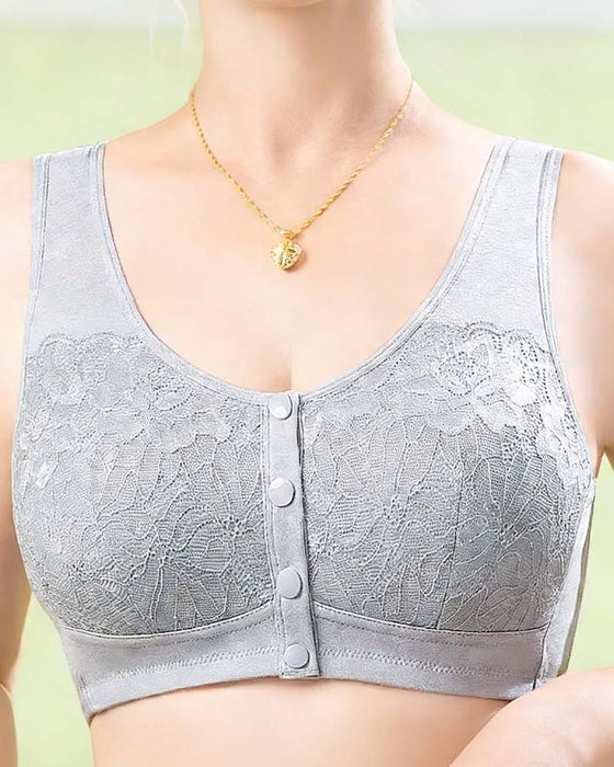 Underkläder Bekvämt Främre Krokar Spets