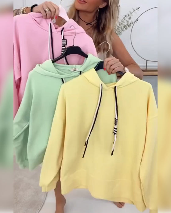 Tvådelad Kostym Street Style Tröja Sport