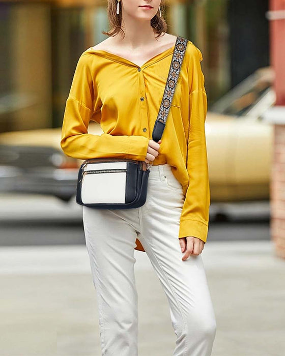 Multifunktionell crossbody-väska med dragkedja