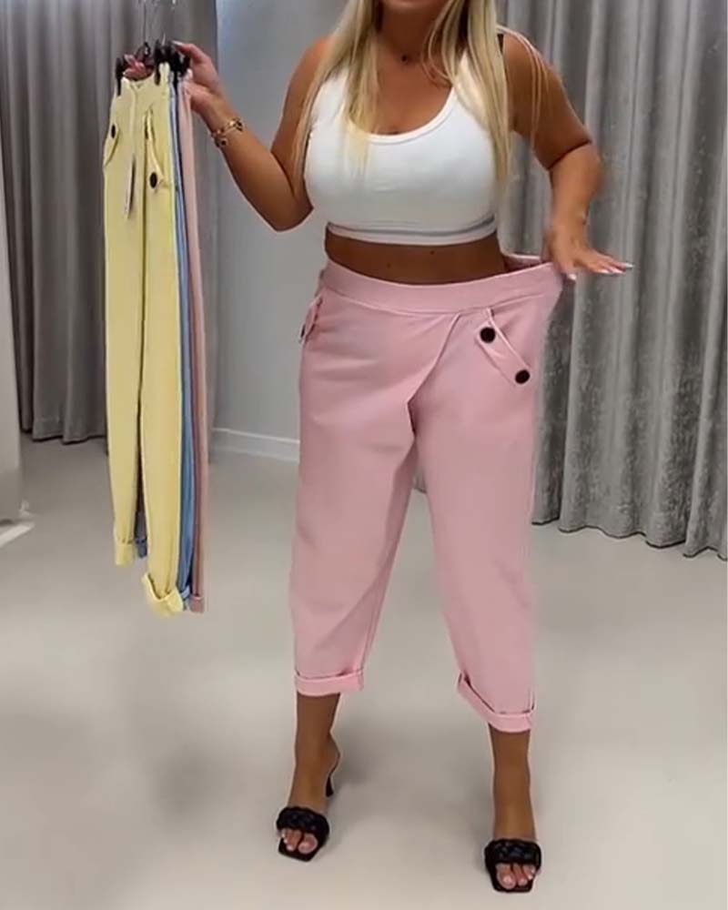 Byxor Designer Häst Ansikte Harem