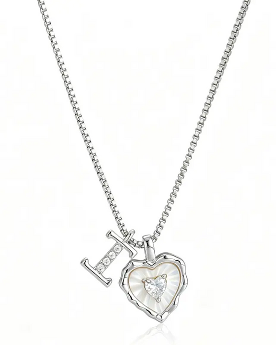 A–Z Mikropave Bokstavspendel Halsband