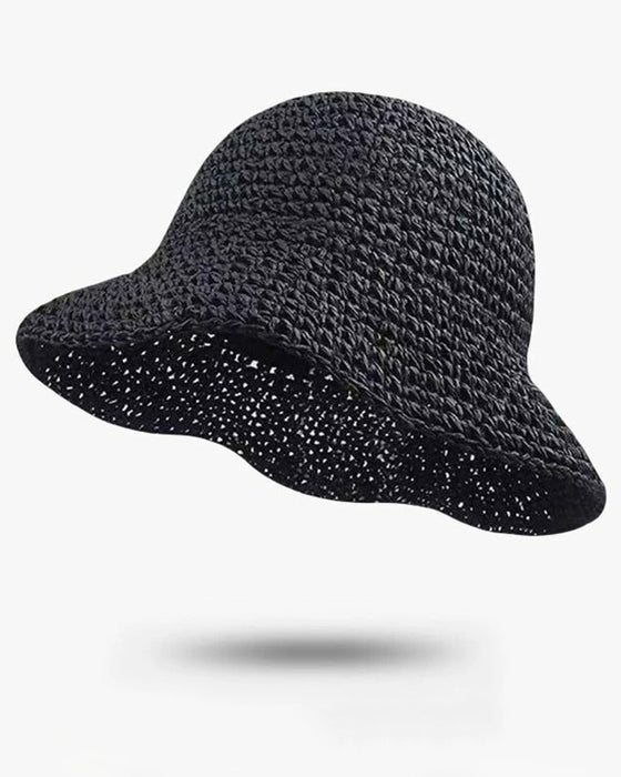 Hatt Utomhus Vävd Halm