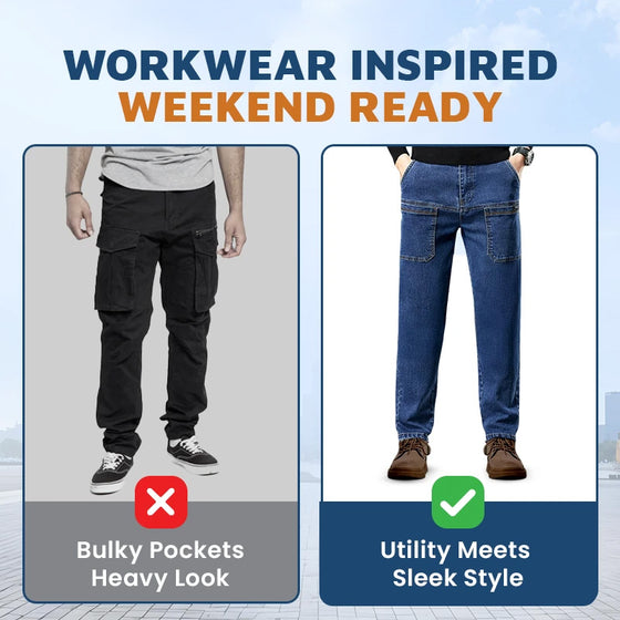 Bekväma Fickrika Hållbara Cargobyxor