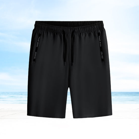 Unisex Is-silkes Snabbtorkande Stretchshorts
