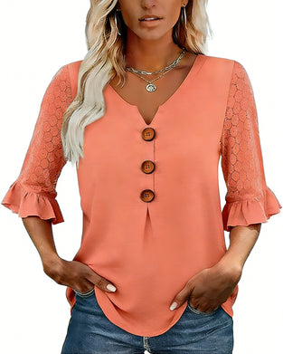 Blus Rynkad Hål Ut Lapptäcke