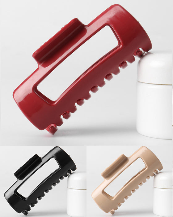 Mjuk Hårklämma I Silikon, Bakhuvudsskydd, Hårklämma