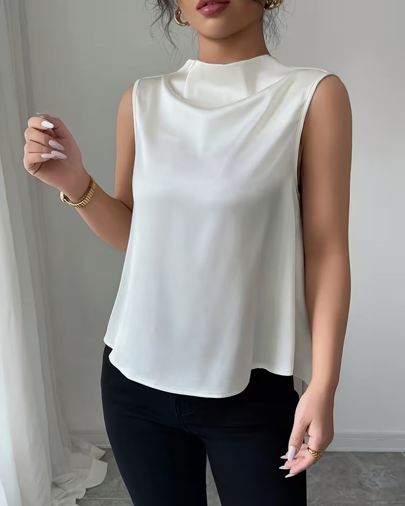 Tank Top Asymmetrisk V-Rygg Design