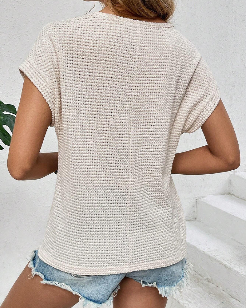 T-Shirt Raglan Nät Hål Ut Andningsbar