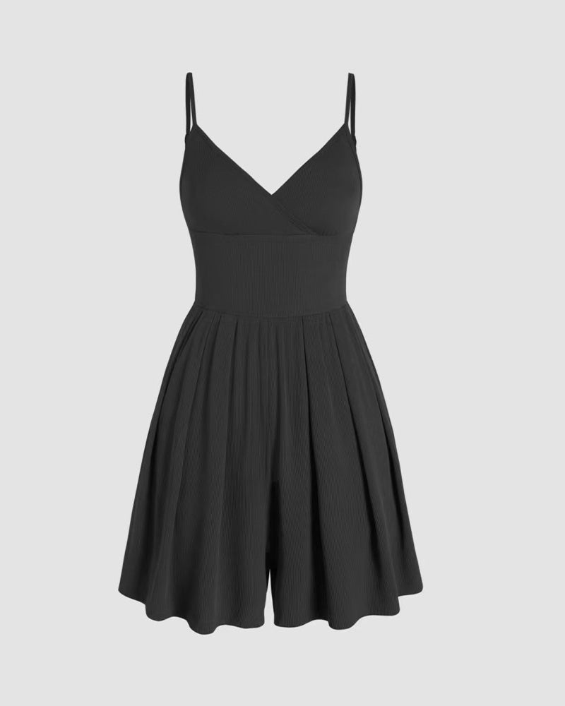Enfärgad Avslappnad Jumpsuit