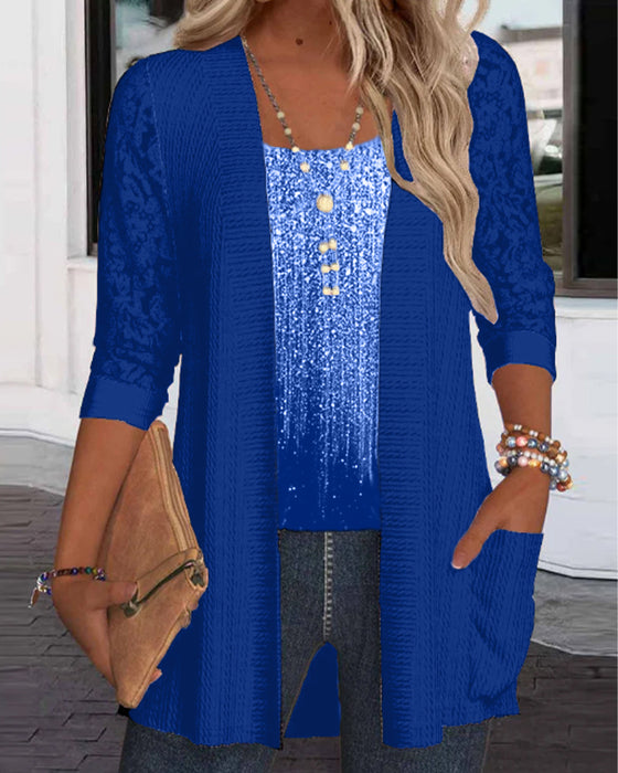 Modeöverdel I Fejktvådelad Stil