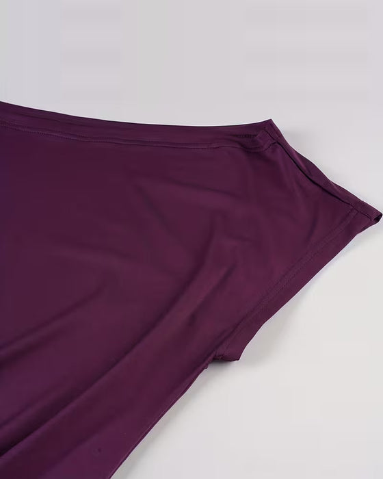 Klänning Off-Shoulder Asymmetrisk Bodycon