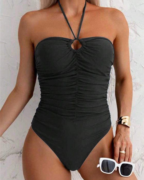 Bikini Enfärgad Hel