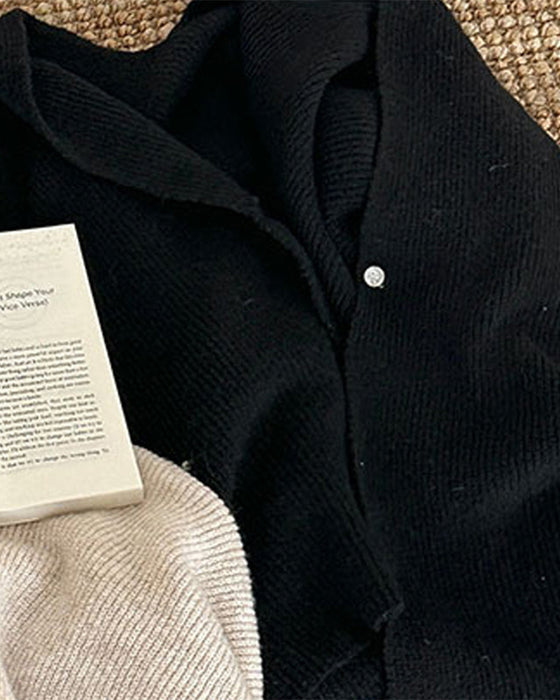 Elegant Cardigan För Kvinnor