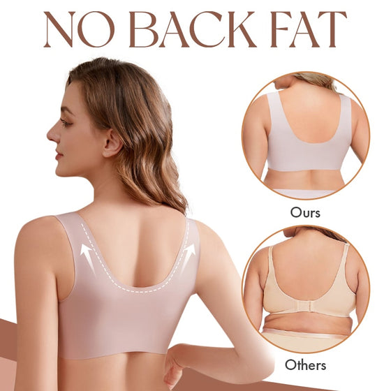 Sömlös Push Up Trådlös Spets-BH