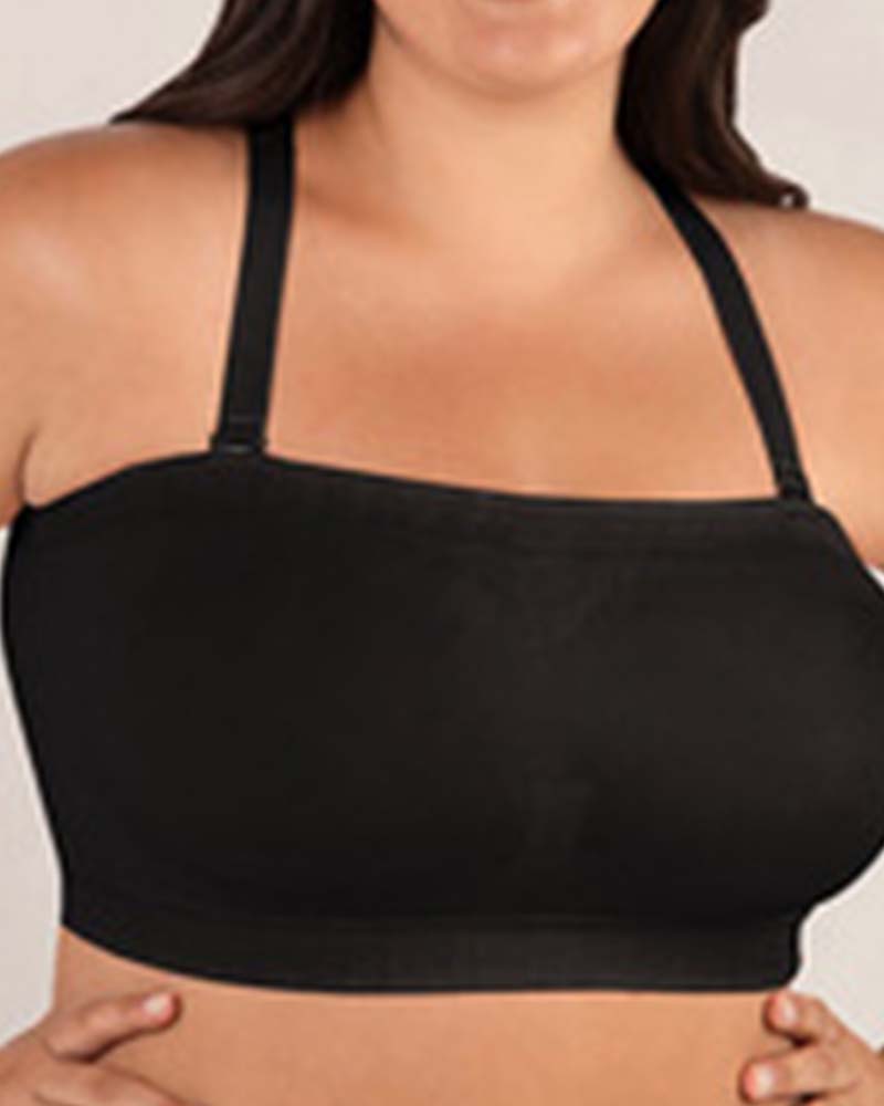 Lingeri Plus Size Avtagbar Axelbandslös