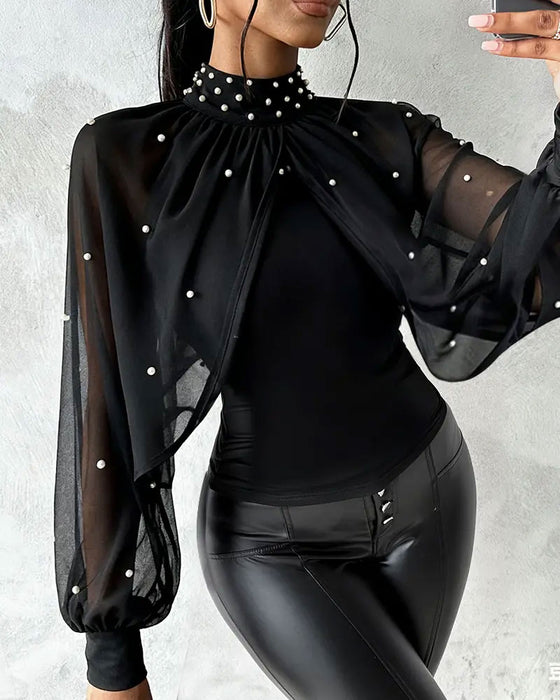 Top Med Elegant Stil Och Lantärnsleeve Design