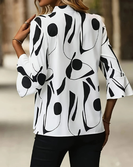 Blus V-Ringad Smal Modell