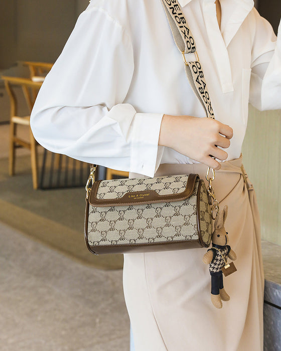 Väska Björntryck Enkel Axelremsväska